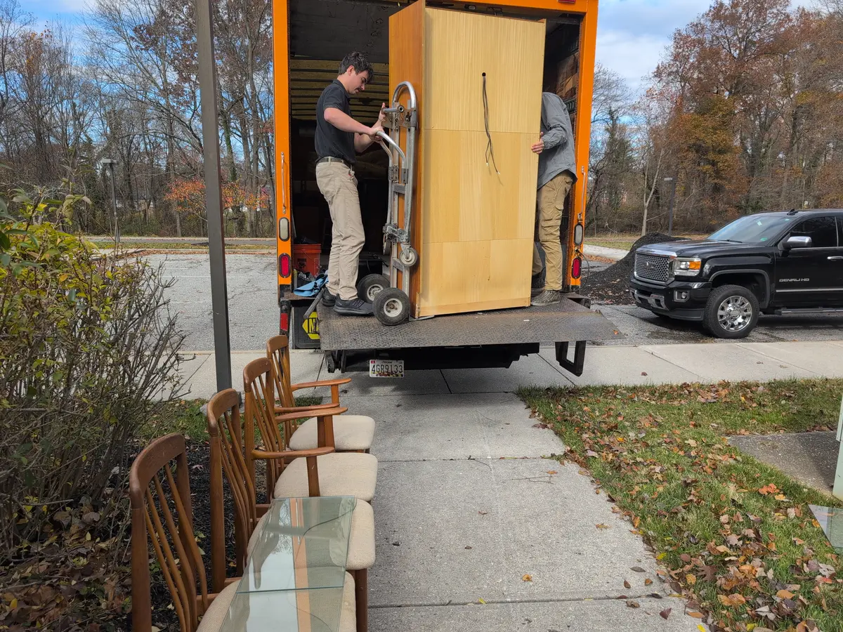 Expert Team Handling Heavy Furniture - Professional Junk Removal Service Howard County